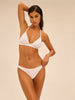 Wireless bikini triangle - White