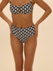 High-waist bikini brief - Sailing print