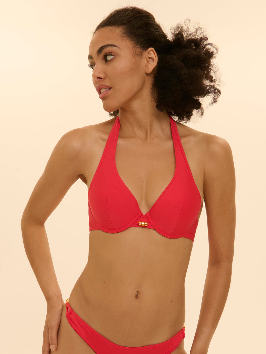 Underwired bikini triangle - Flamingo