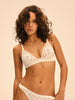 Soft cup triangle bra - Natural
