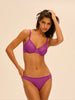 Moulded underwired bra - Divine Purple