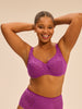 Plunging full cup bra - Divine Purple