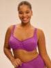 Plunging full cup bra - Divine Purple