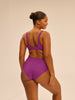 Plunging full cup bra - Divine Purple