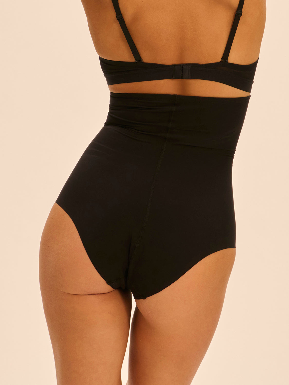 High waist shaper brief - Black