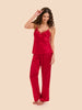Night pants - Opera Red