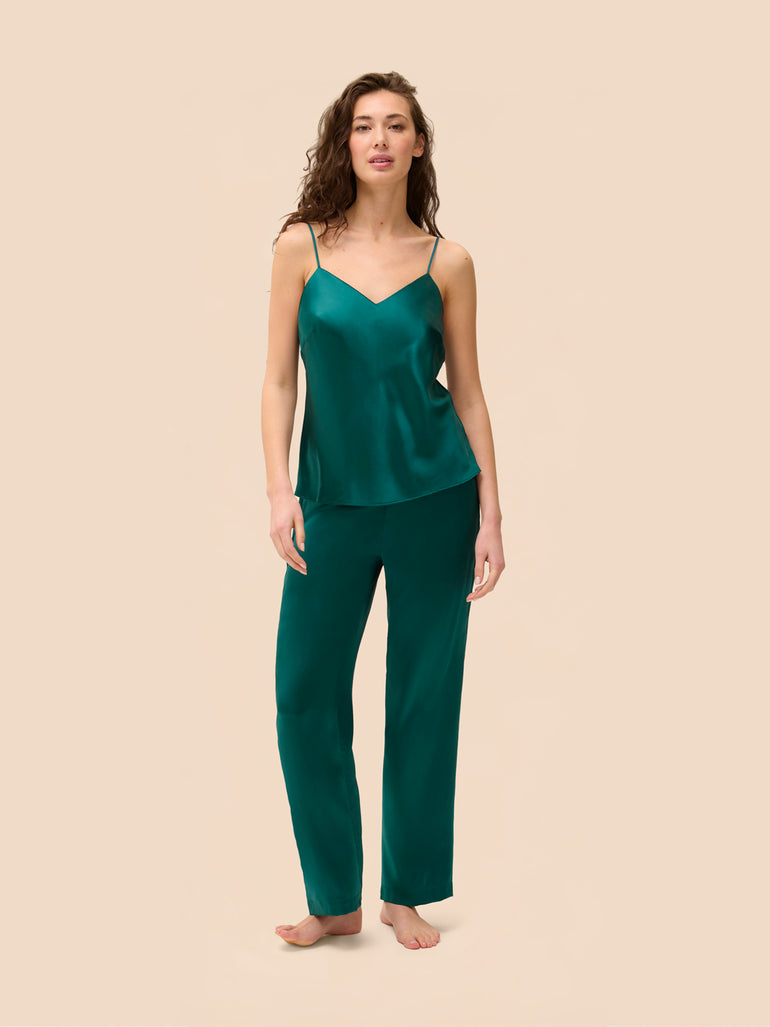 Night pants - Emerald green