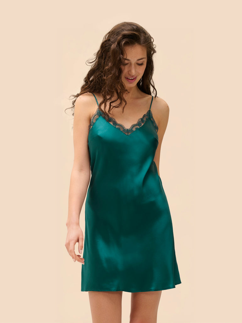 Nightdress - Emerald green