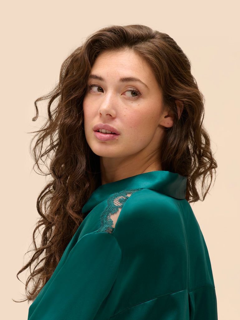 Shirt  - Emerald green