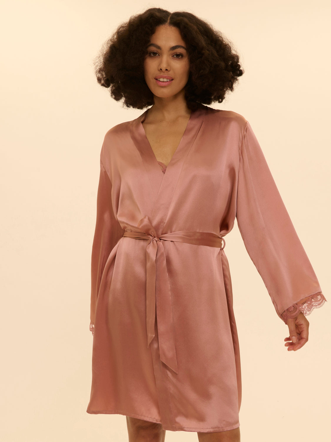 Kimono - Smokey Pink