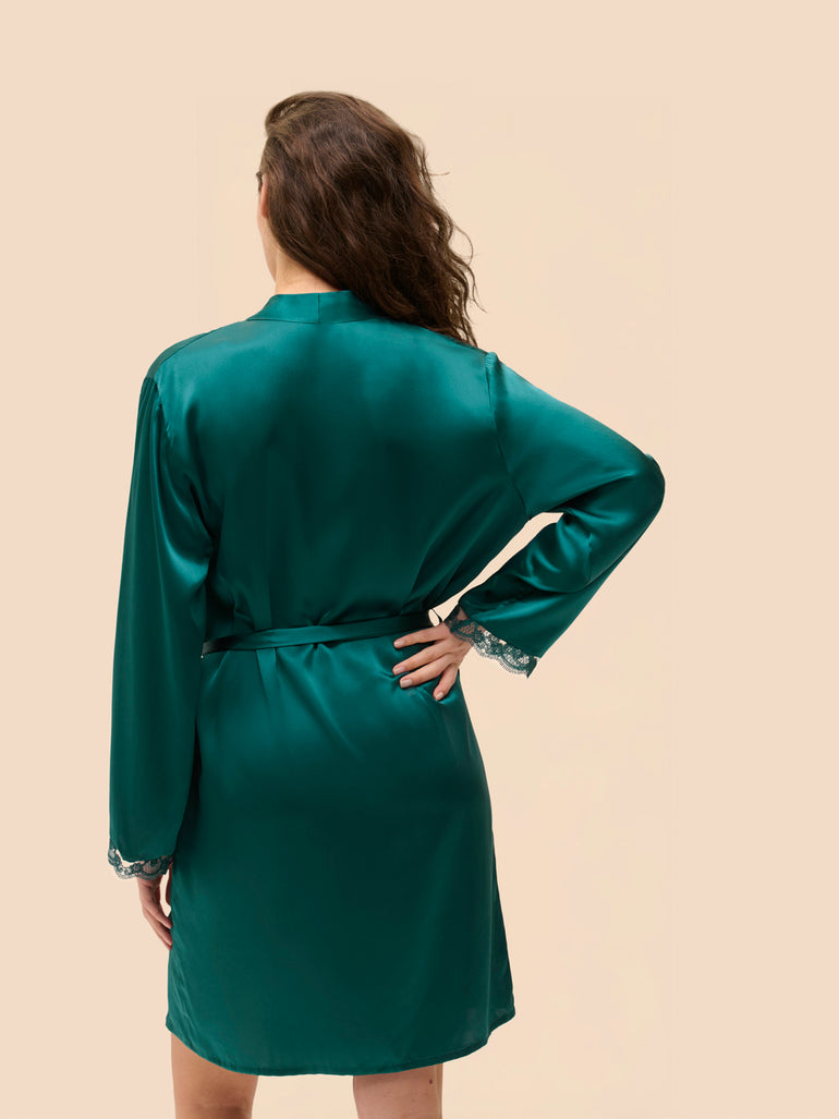 Kimono  - Emerald green