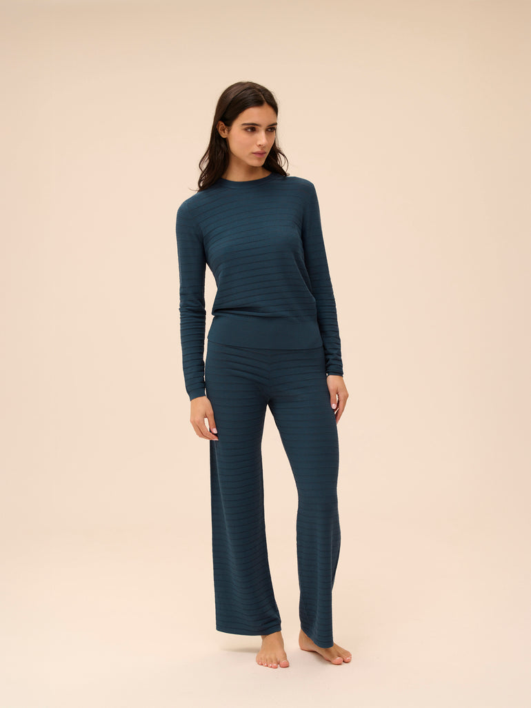Sweater - Petrol blue