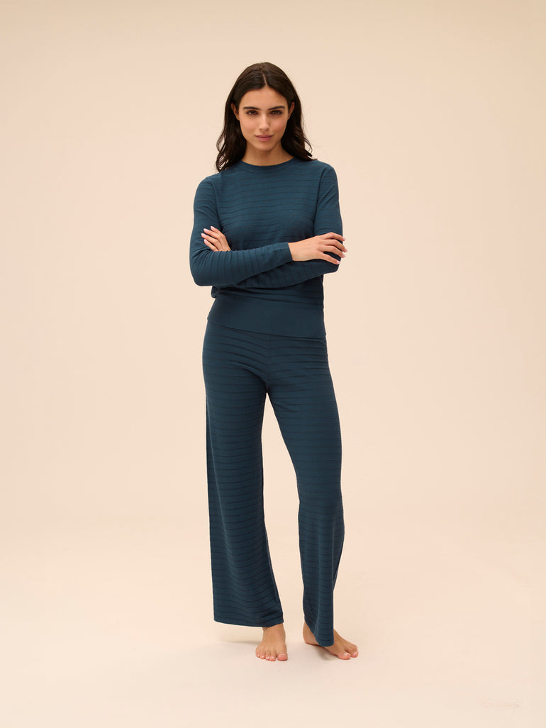 Sweater - Petrol blue