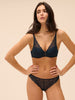Squared neckline spacer bra - Sapphire