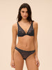 Underwired triangle bra - Sapphire