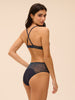 Underwired triangle bra - Sapphire