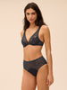 High-waist brief - Sapphire