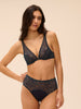 High-waist brief - Sapphire