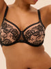 Squared neckline full cup bra - Light Tatoo