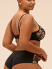 Squared neckline full cup bra - Light Tatoo