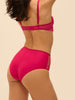 High-waist brief - Cranberry