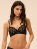 Half cup bra - Black