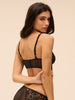 Half cup bra - Black