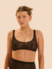 Soft cup triangle bra - Black