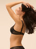Half cup bra - Black