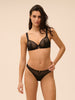 Half cup bra - Black