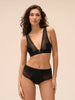 High-waist brief - Black