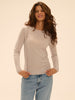 Long Sleeve Top - Mottled beige
