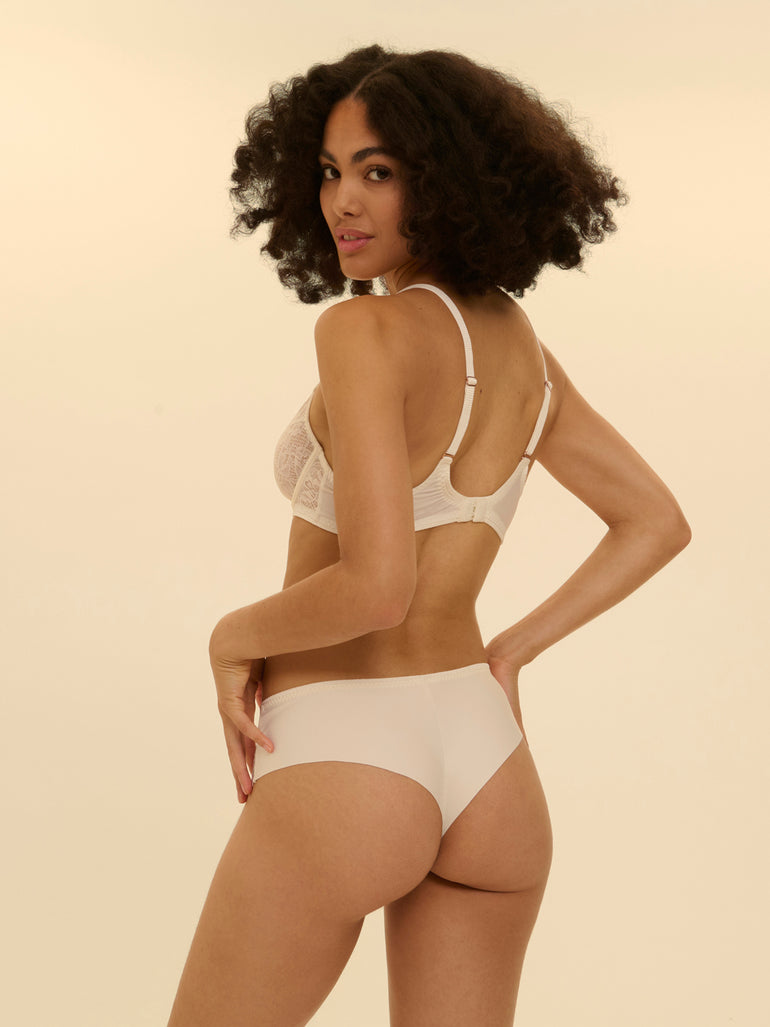 Underwired scarf bra - Natural