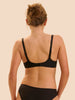 Structured wireless bra - Black