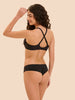 Moulded underwired bra - Black
