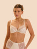 Moulded underwired bra - Natural