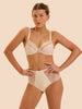 Moulded underwired bra - Natural