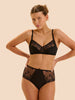 High-waist brief - Black