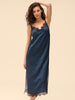 Long Nightdress - Feline Blue