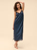 Long Nightdress - Feline Blue