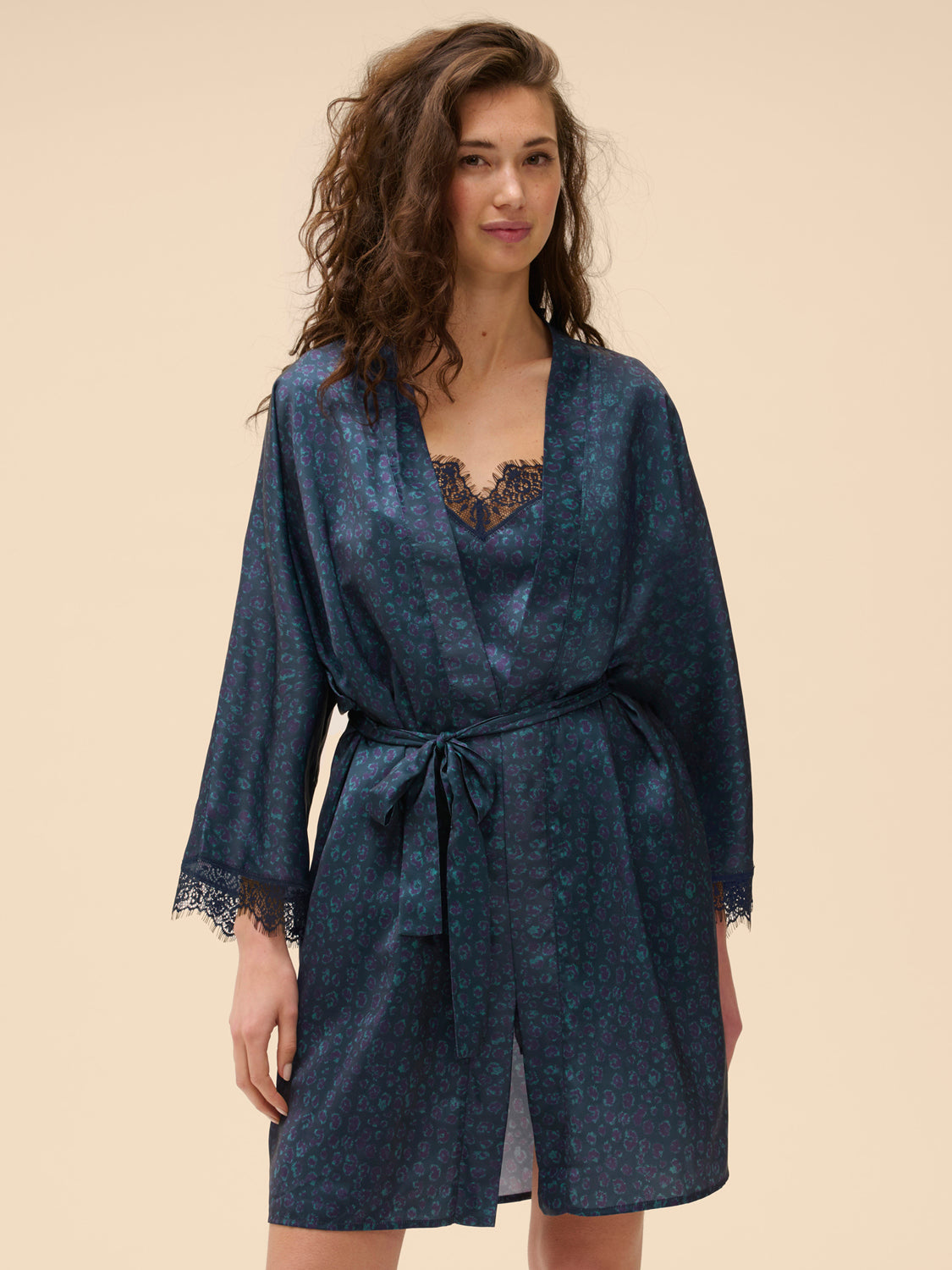 Kimono - Feline Blue
