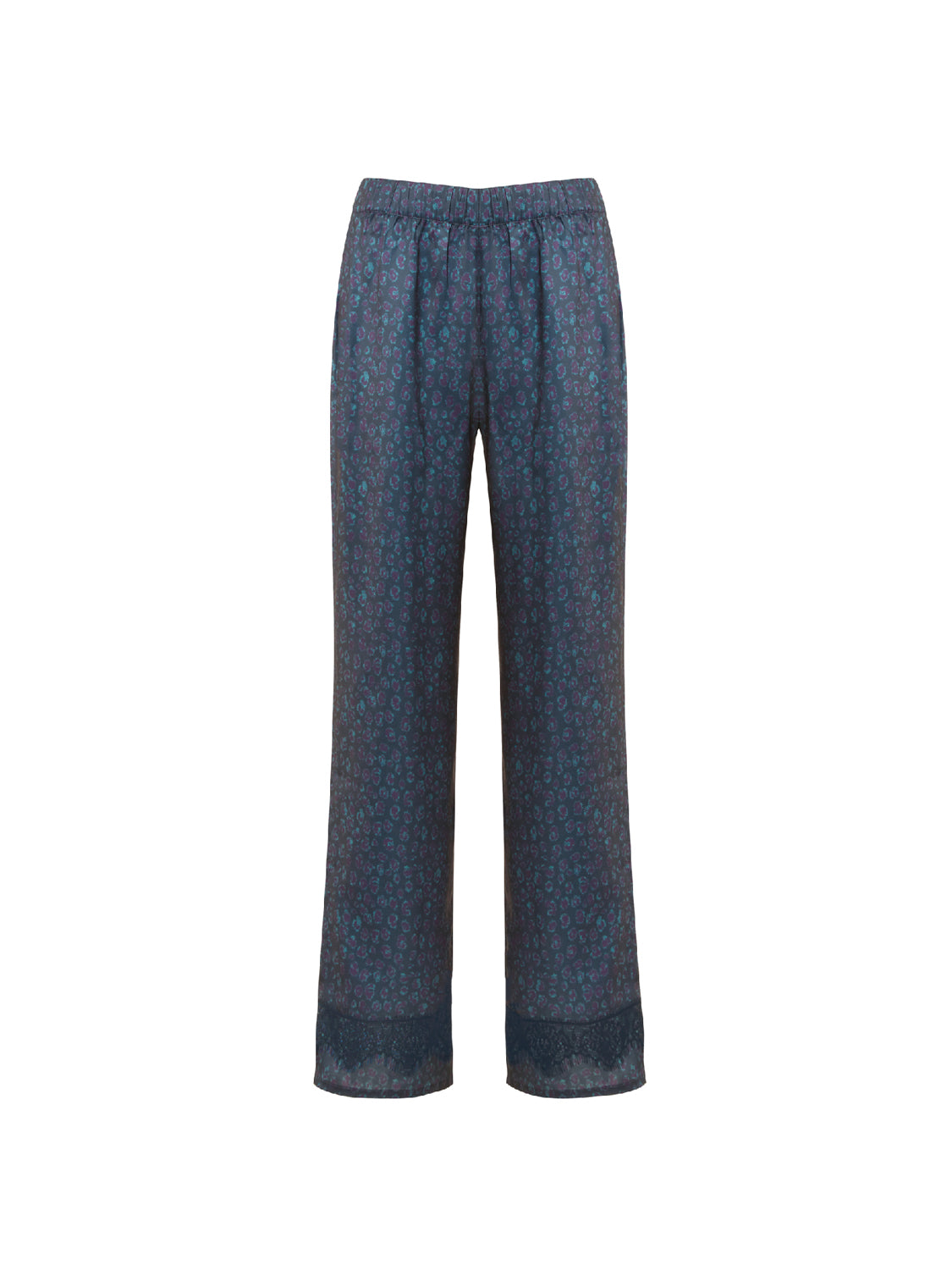 Night pants - Feline Blue