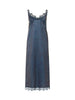 Long Nightdress - Feline Blue