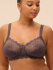 Structured wireless bra - Graphite Grey
