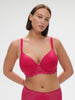 Spacer plunge bra - Teaberry Pink