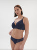 Spacer plunge bra - Ink Blue