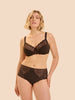 Full cup support bra - Cocoa