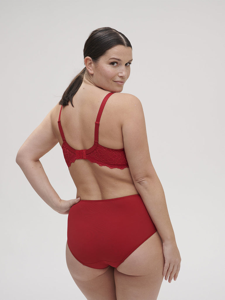 Caresse Retro Brief - Tango Red