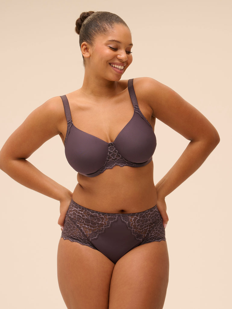 High-waist brief - Graphite Grey