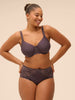 High-waist brief - Graphite Grey